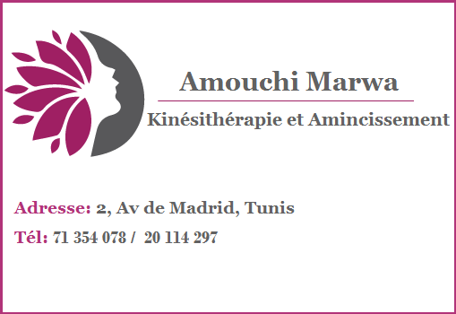 amincissement à Tunis le Passage / Centre Kinésithérapie Amouchi Marwa