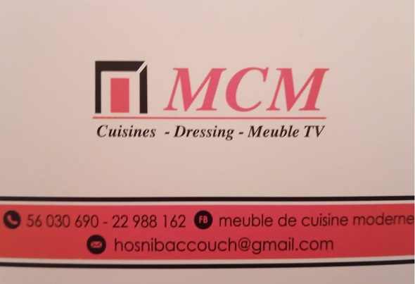 Meuble de cuisine moderne à Ben Arous / cuisine, dressing et living