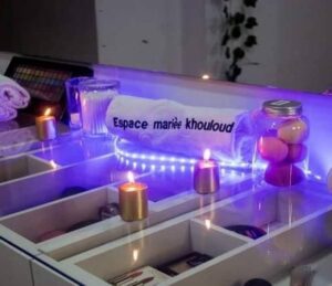 mariage et coiffure à Mourouj / centre Khouloud de mariée